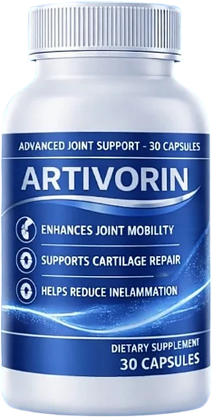 Artivorin bottle, front of the label